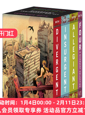 英文原版 Divergent Anniversary 4-Book Box Set 分歧者系列4册盒装 周年版 纽约时报畅销书 青少年科幻小说 英文版 进口英语书籍