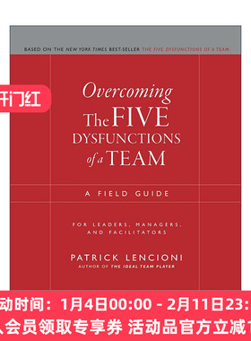 英文原版 Overcoming the Five Dysfunctions of a Team 克服团队协作的五大障碍 派特里克兰西尼奥 英文版 进口英语原版书籍