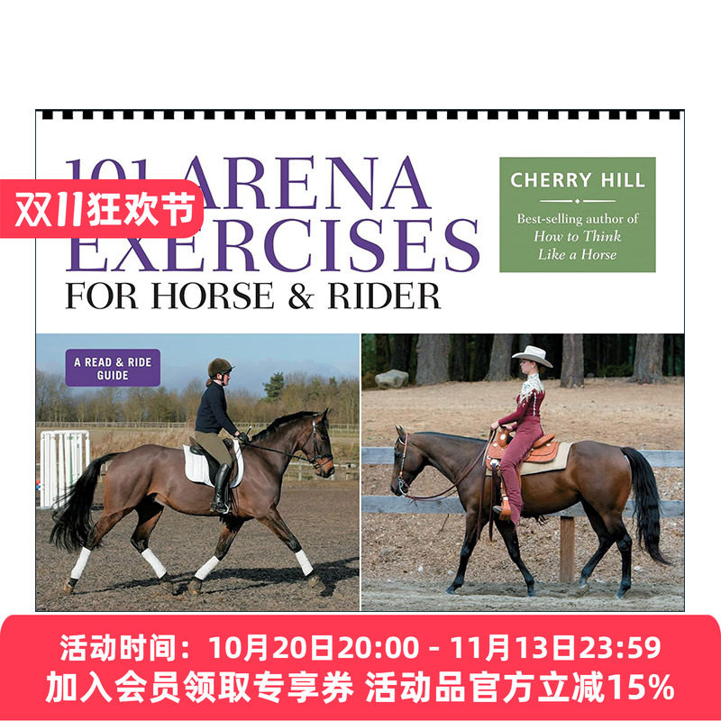 英文原版 101 Arena Exercises for Horse & Rider 马术竞技场练习 英文版 进口英语原版书籍