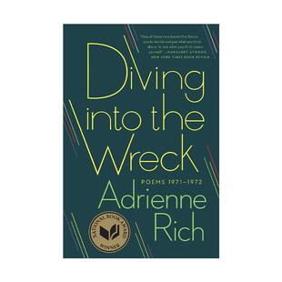英文原版 Diving into the Wreck 潜入沉船 1971-1972年间诗歌集 女人所生作者 英文版 进口英语原版书籍