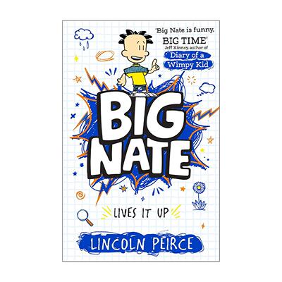 英文原版 Big Nate Lives It Up 我们班有个捣蛋王 大内特漫画英版7 英文版 进口英语原版书籍
