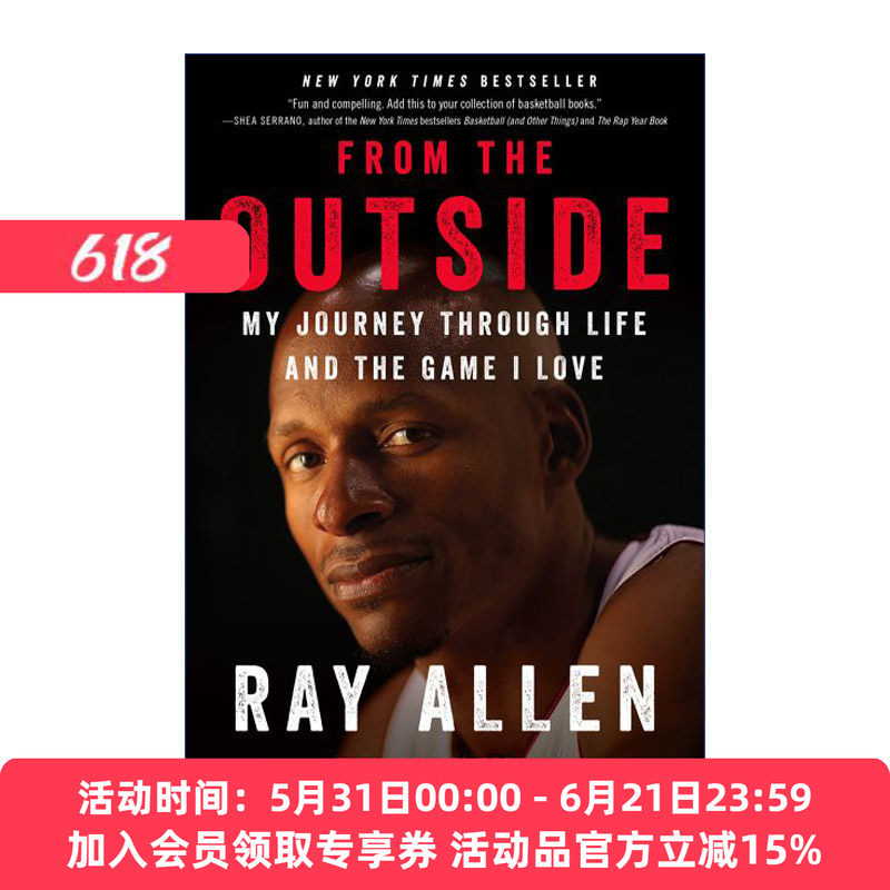 英文原版 From the Outside 雷阿伦自传 NBA球星 英文版 进口英语原版书籍