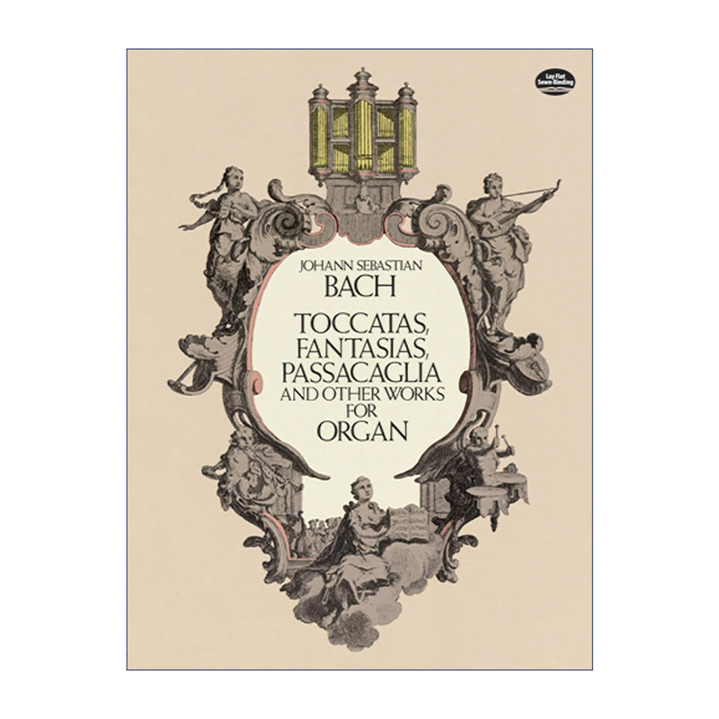 英文原版 Toccatas  Fantasias  Passacaglia and Other Works for Organ 托卡塔 幻想曲 帕萨卡里亚 英文版 进口英语原版书籍