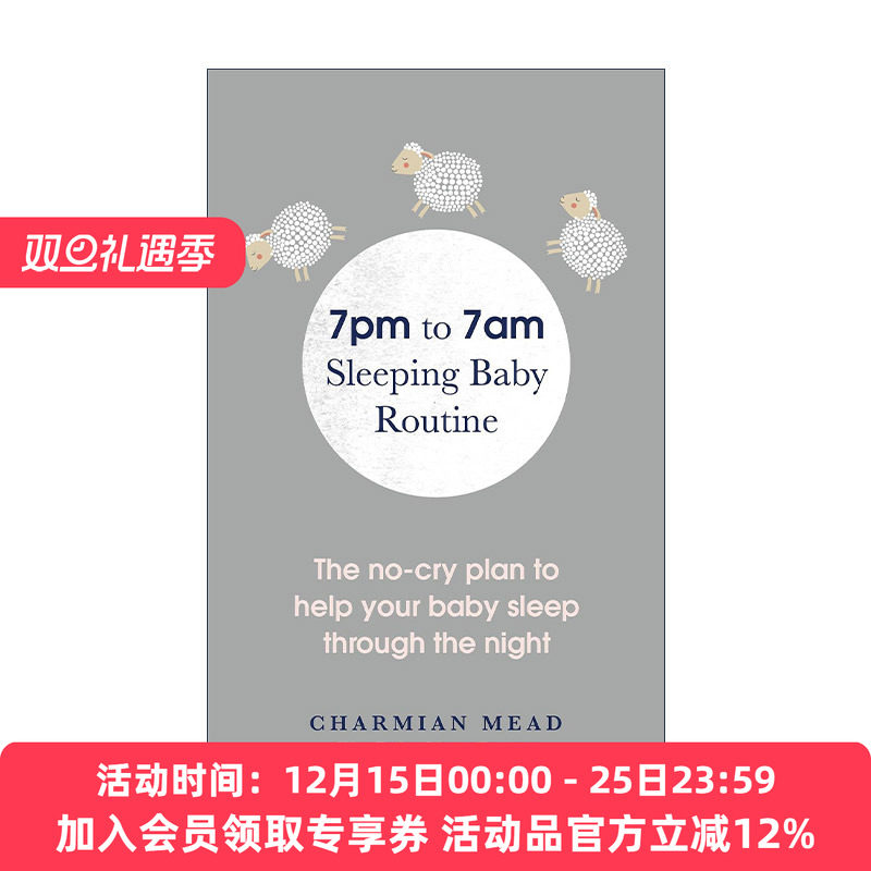 英文原版 The 7pm to 7am Sleeping Baby Routine 七点睡七点醒 告别宝宝早醒婴幼儿大长觉实操指南 英文版 进口英语原版书籍