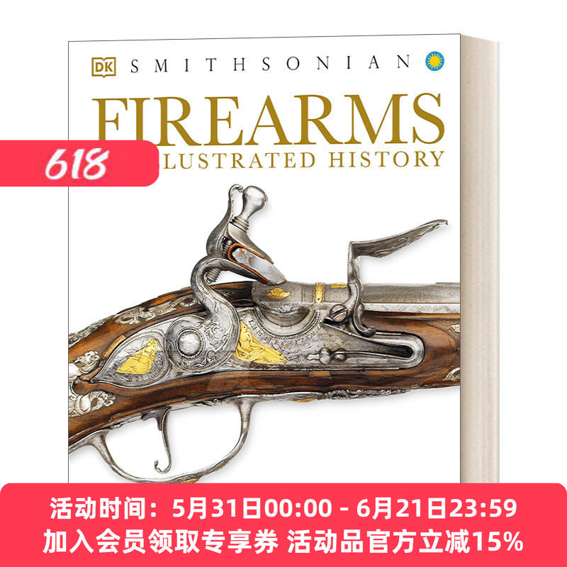 华研原版 英文原版 Firearms The Illustrated  History 枪械图解史 火枪视觉指南 精装 英文版 进口英语原版书籍