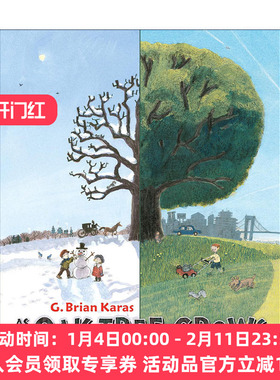 就像一棵橡树在生长  英文原版 As an Oak Tree Grows 儿童自然历史精装绘本 G. Brian Karas 英文版 进口英语原版书籍