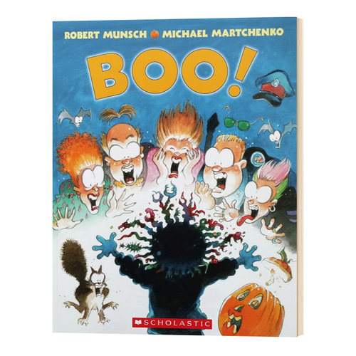 英文原版 Robert Munsch BOO! 不给糖就捣乱！ 蒙施爷爷讲故事系列 英文版