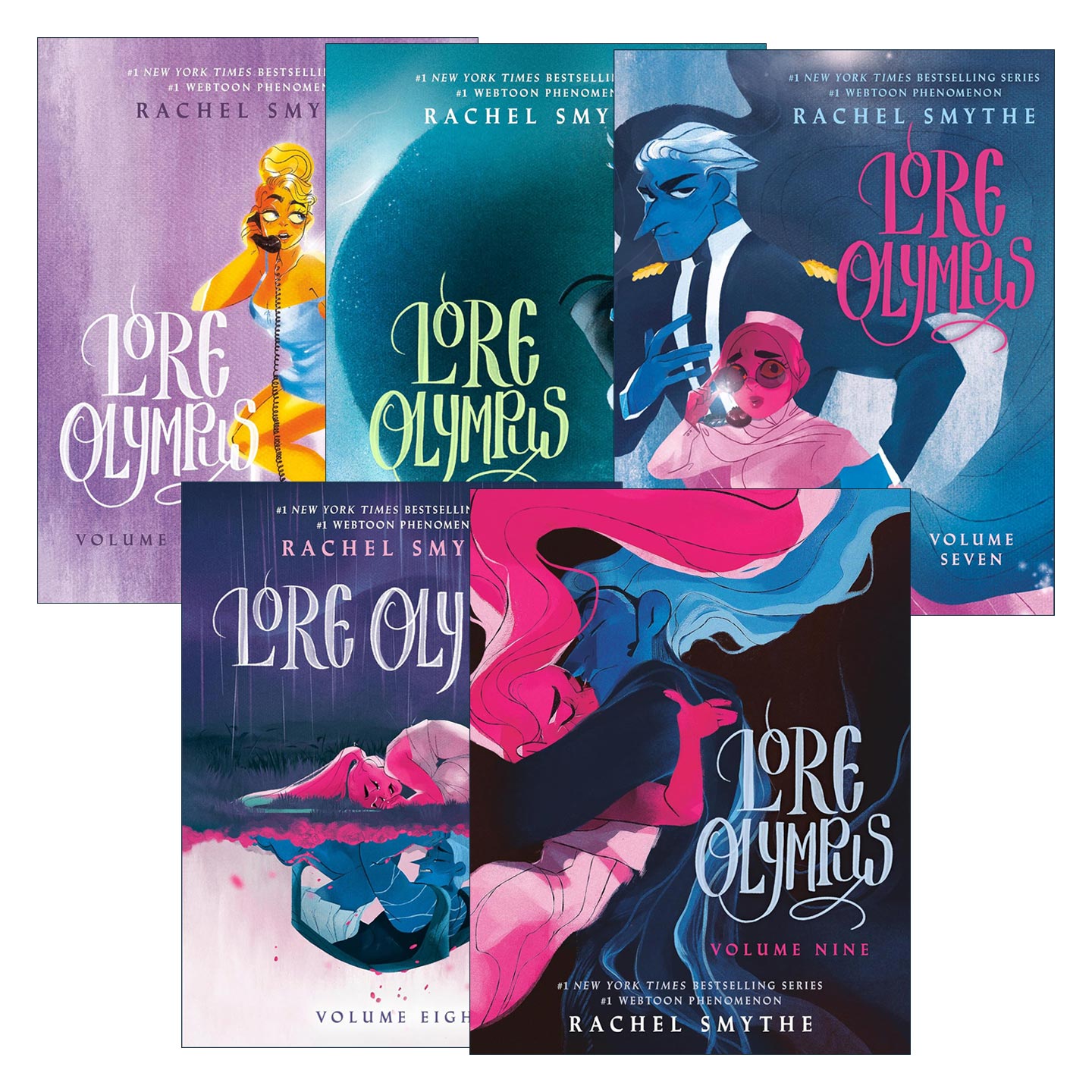 英文原版 奥林匹斯爱情故事系列5册 Lore Olympus 奇幻漫画 Rachel Smythe 英文版 进口英语原版书籍