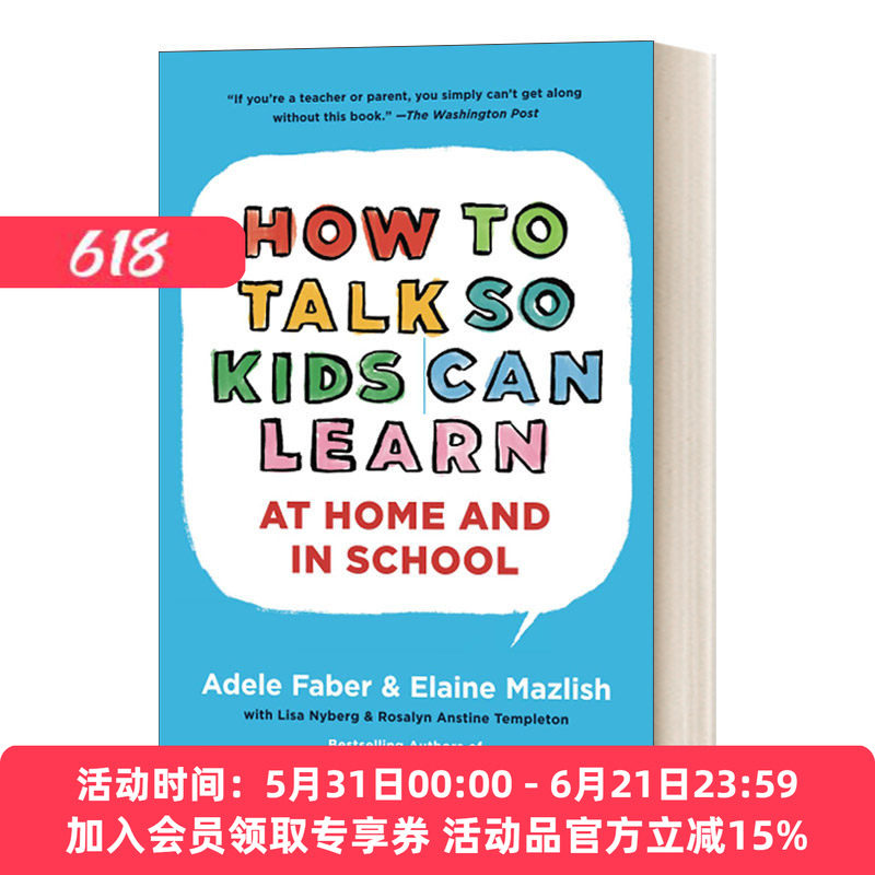 英文原版 How To Talk So Kids Can Learn  如何说 孩子才肯学 英文版 进口英语原版书籍