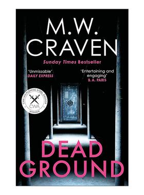 英文原版 Dead Ground 盲区追凶 侦探推理悬疑小说 麦克·克拉文 M. W. Craven 英文版 进口英语原版书籍