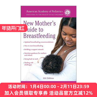英文原版 The American Academy of Pediatrics New Mother's Guide to Breastfeeding 美国儿科学会新妈妈母乳喂养指南修订第四版
