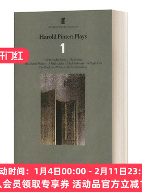 英文原版 Harold Pinter Plays 1 哈罗德·品特戏剧集1 生日聚会 地下室和死水 热屋 英文版 进口英语原版书籍