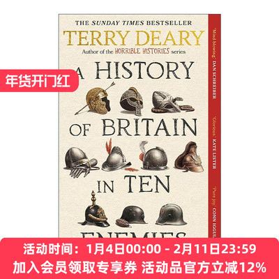 英文原版 A History of Britain in Ten Enemies 英国历史上的十大敌人 Terry Deary 英文版 进口英语原版书籍