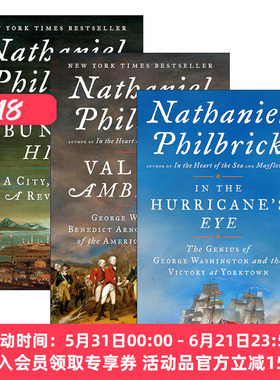 英文原版 American Revolution Series 美国独立战争系列3册 历史传记 Nathaniel Philbrick 英文版 进口英语原版书籍