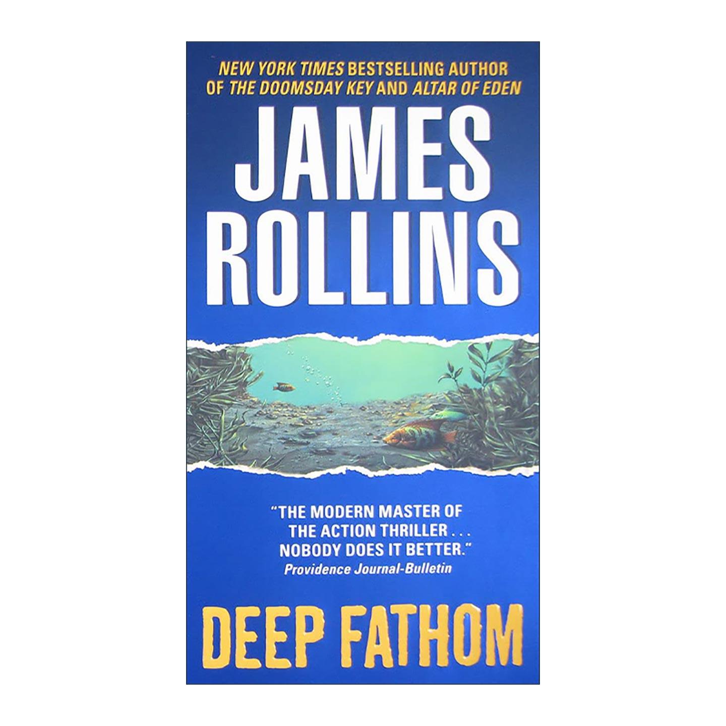 英文原版 Deep Fathom 深海之谜 冒险惊悚小说 James Rollins 英文版 进口英语原版书籍