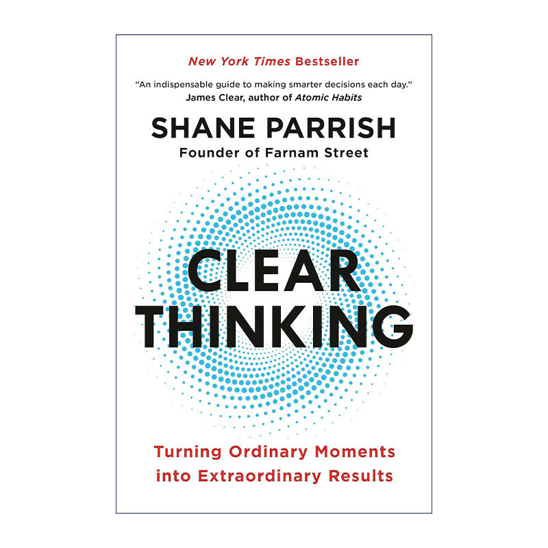 终局思维 精装 英文原版 Clear Thinking 硅谷 华尔街精英高效学习法 跳脱惯性束缚 决策 Shane Parrish 英文版 进口英语原版书籍