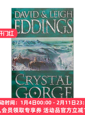 英文原版 Crystal Gorge 沉睡之神3 水晶峡谷 大卫·艾丁斯奇幻小说 圣石传奇系列作者 英文版 进口英语原版书籍