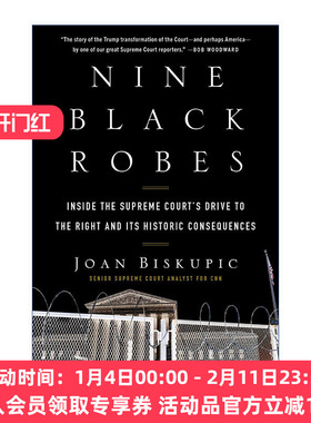 九件黑袍  英文原版 Nine Black Robes 法院的右倾及其历史后果 精装 英文版 进口英语原版书籍