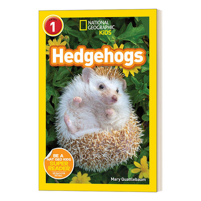 英文原版 National Geographic Readers Hedgehogs Level 1 国家地理分级读物 刺猬 第1级 英文版 进口英语原版书籍