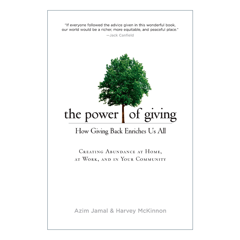 给予的力量 英文原版 The Power of Giving 回馈如何让我们更充实 Azim Jamal 英文版 进口英语原版书籍