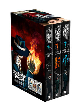 怪侠S.P先生 三册盒装 英文原版 Skulduggery Pleasant Books 1-3 英文版 进口英语原版书籍
