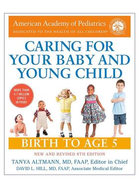 英文原版 Caring for Your Baby and Young Child 美国儿科学会育儿百科 第八版新版 英文版 进口英语原版书籍