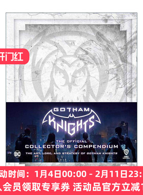 英文原版 Gotham Knights The Official Collector's Compendium  蝙蝠侠哥谭骑士 游戏设定集及攻略 精装 进口英语原版书籍