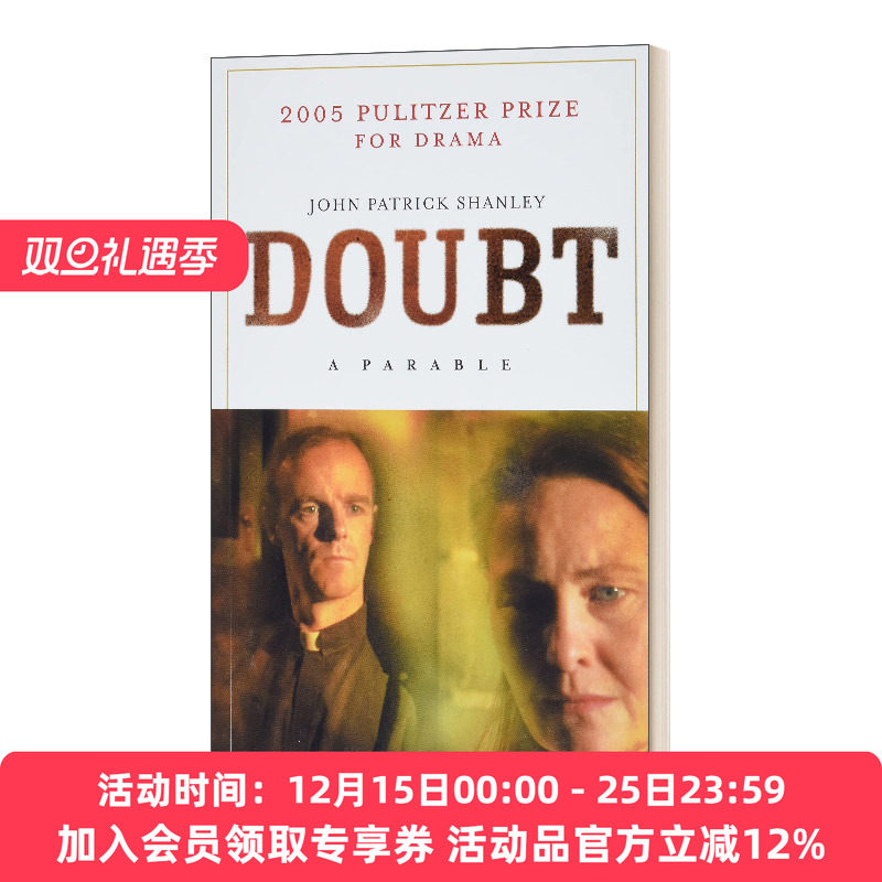 疑问 英文原版 Doubt A Parable 英文版 进口英语原版书籍