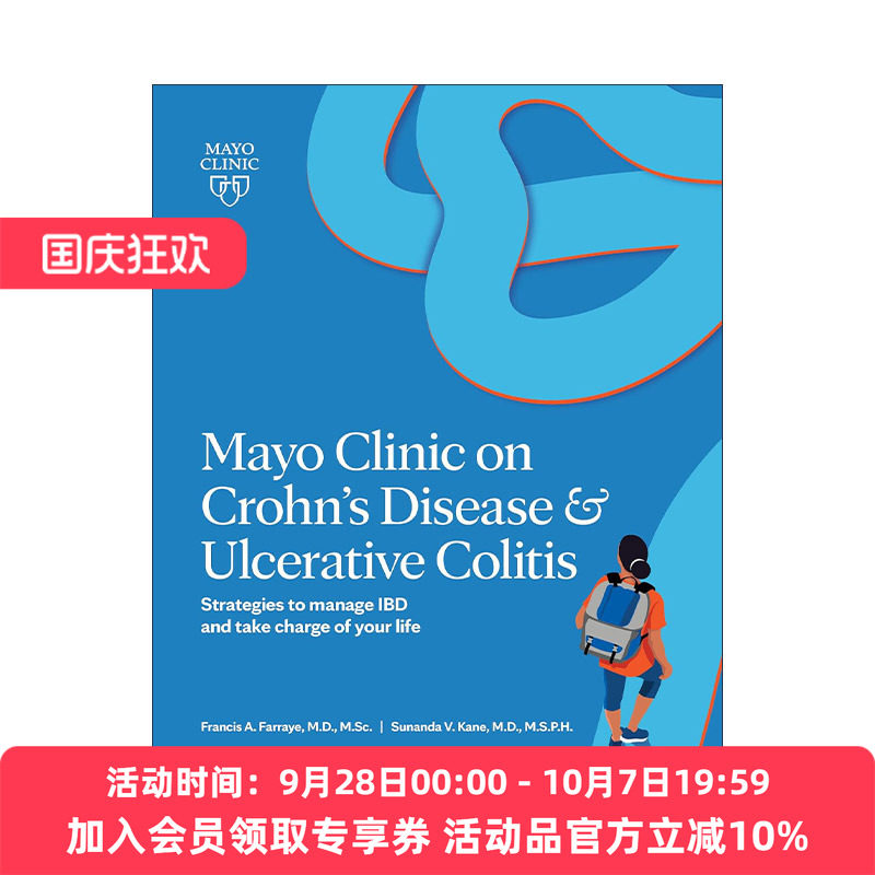 英文原版 Mayo Clinic on Crohn's Disease & Ulcerative Colitis 梅奥克罗恩病与溃疡性结肠炎指南 IBD 治疗 改善 进口英语书籍