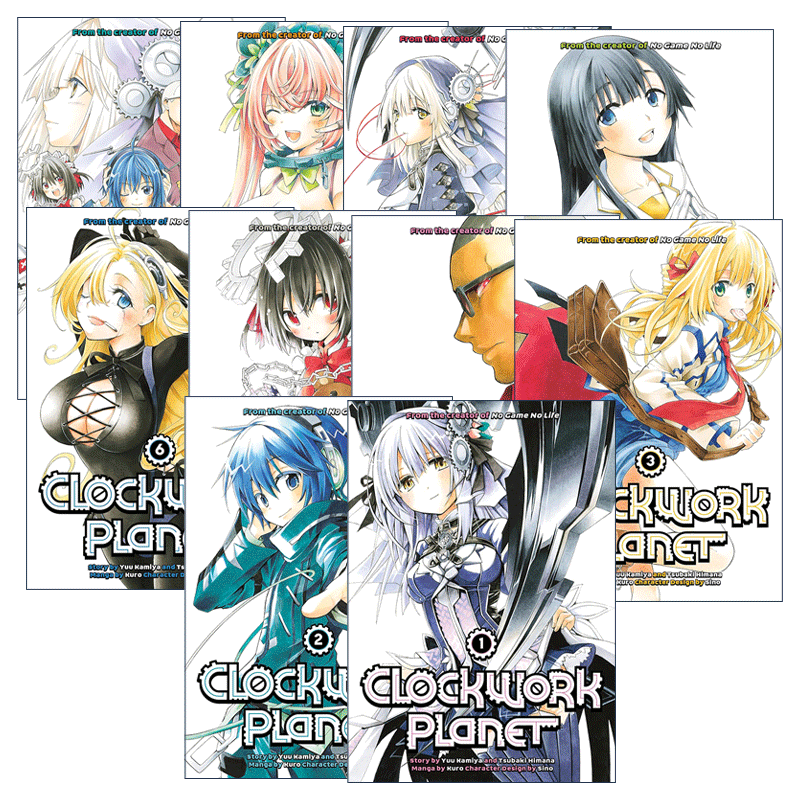 现货 英文原版 Clockwork Planet 时钟机关之星系列1-10册 同名动漫漫画 榎宫祐 暇奈椿 英文版 进口英语原版书籍