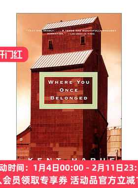 英文原版 Where You Once Belonged Vintage Contemporaries 你曾经属于哪里 晚风如诉作者Kent Haruf 肯特·哈鲁夫 进口英语书籍
