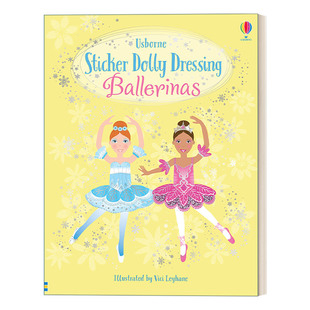 英文原版 Sticker Dolly Dressing Ballerinas 多莉贴纸 芭蕾舞演员 英文版 进口英语原版书籍