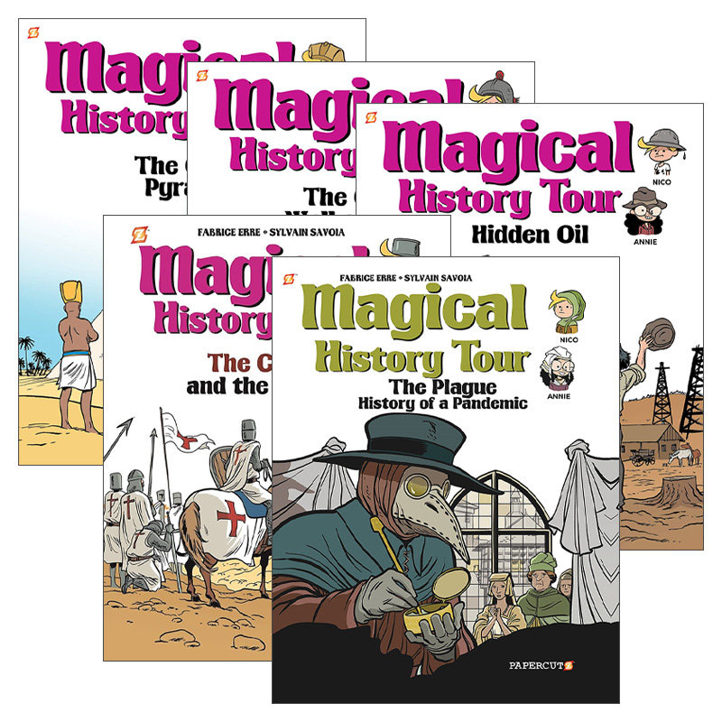 神奇的历史之旅5册 英文原版 Magical History Tour 儿童古代建筑旅行科普书 游行指南生活书 儿童历史 英文版 进口英语原版书籍