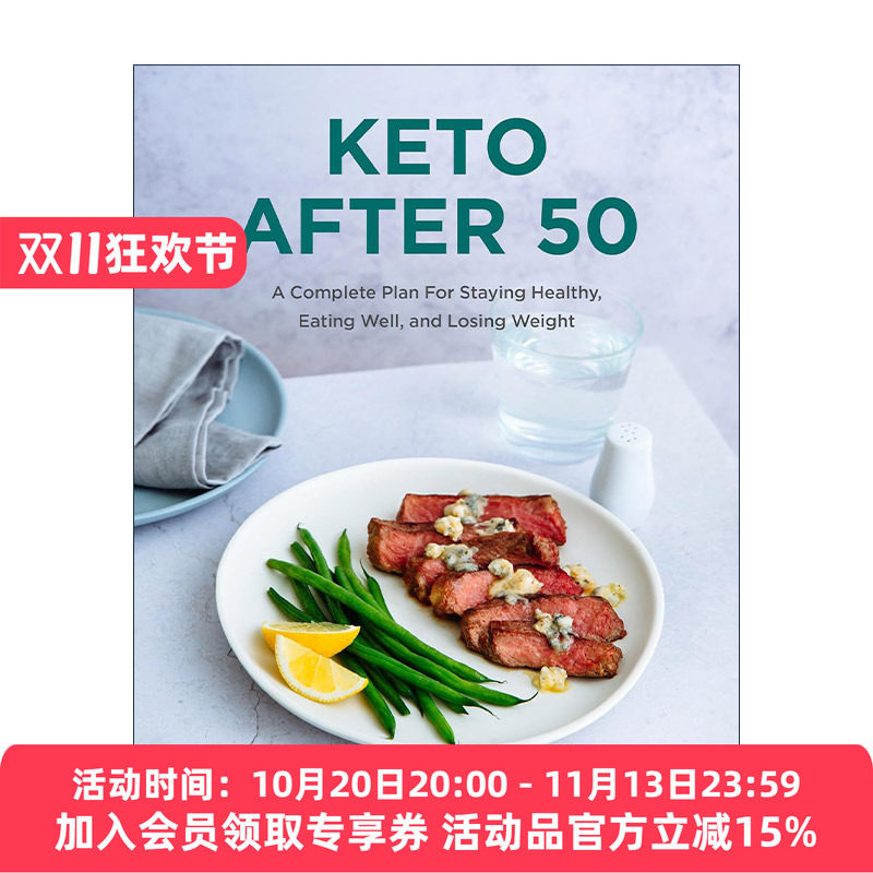 英文原版 Keto After 50 50岁后的生酮饮食指南 健康美味食谱 减肥 注册营养师Molly Devine 英文版 进口英语原版书籍