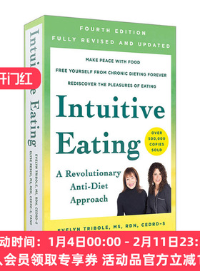 英文原版 Intuitive Eating 减肥不是挨饿而是与食物合作 肥胖不仅是身体问题，更是心理问题 英文版 进口英语原版书籍