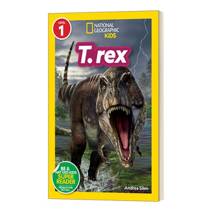 英文原版 书籍 英文版 rex Readers 进口英语原版 Geographic 国家地理分级读物第1级 霸王龙 Level National
