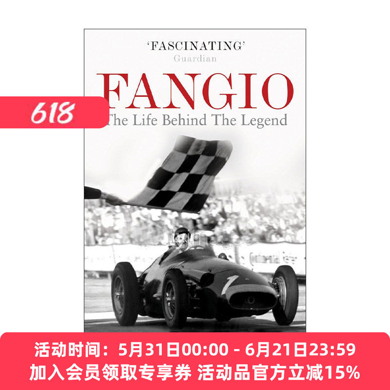 英文原版 Fangio 阿根廷赛车手胡安·曼纽尔·方吉奥传记 五次F1世界总冠军 英文版 进口英语原版书籍