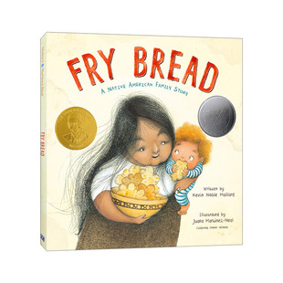 精装 绘本 Bread 油炸面包 American 家庭故事 英文版 一个美国原住民 Fry Story Family 书籍 进口英语原版 Native 英文原版