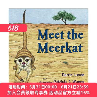 英文原版 Meet the Meerkat 这是猫鼬 儿童绘本 史密森学会哺乳动物学家Darrin Lunde 英文版 进口英语原版书籍