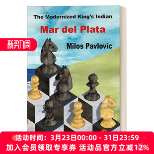 Pavlovic Modernized Indian 英文原版 del Milos 英文版 国际象棋指南 King 王翼印度防御 Plata 书籍 进口英语原版 Mar The