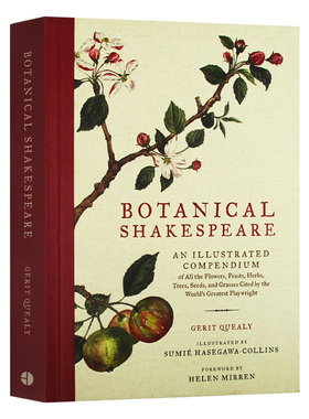 莎士比亚植物诗  英文原版 Botanical Shakespeare   精装 莎翁作品中的花卉 果实 种子和树木 英文版 进口原版英语书籍