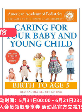 英文原版 Caring for Your Baby and Young Child 美国儿科学会育儿百科 第八版新版 英文版 进口英语原版书籍