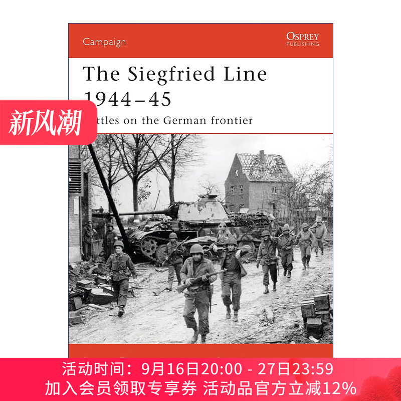 二战德国齐格菲防线 英文原版 Siegfried Line 1944–45 战争历史系列 英文版 进口英语原版书籍