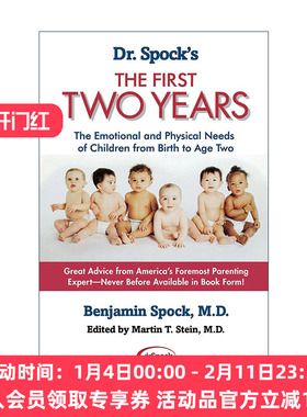 英文原版 Dr. Spock's the First Two Years 斯波克育儿经之1-2岁娃 英文版 进口英语原版书籍
