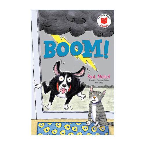 英文原版 Boom I Like to Read Comics 砰 企鹅兰登分级读物幼儿启蒙漫画绘本 Paul Meisel 英文版 进口英语原版书籍