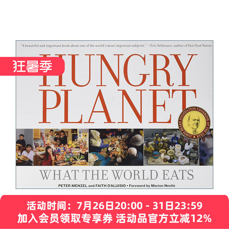英文原版 Hungry Planet 饥饿的星球 世界各地饮食文化摄影艺术图册 Peter Menzel 精装 英文版 进口英语原版书籍