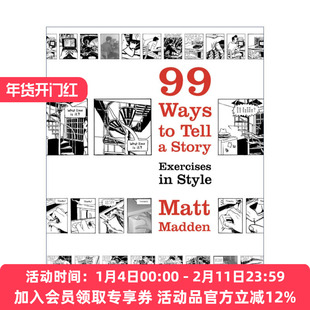 一个故事的99种讲法 英文原版 99 Ways to Tell a Story马特·马登 漫画版风格练习 英文版 进口英语原版书籍