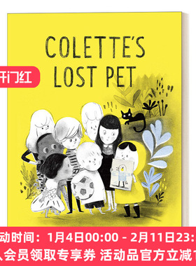 科莱特丢失的宠物 英文原版 Colette's Lost Pet A Mile End Kids Story 4-8岁儿童宠物主题精装绘本 Isabelle Arsenault 英文版