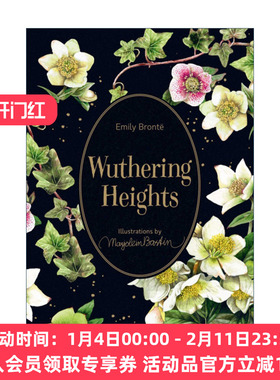 英文原版 Wuthering Heights 呼啸山庄 精装收藏 彩色插图版 插画师荷兰水彩画家Marjolein Bastin 英文版 进口英语原版书籍