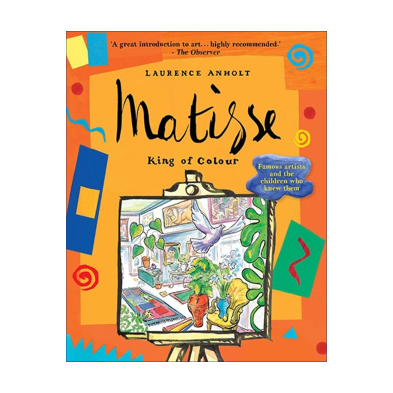 马蒂斯英文原版 Matisse King of Colour色彩的国王安荷特艺术家故事系列英文版进口英语原版书籍